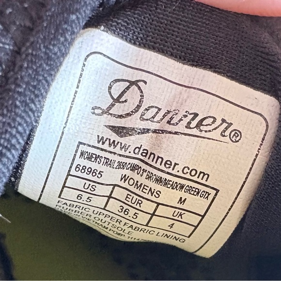 Women’s Danner Trail 2650 Campo Running Shoes - Gray and Green - Picture 3 of 7